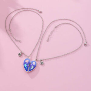 Dolphin Two-piece BFF Necklace Magnetic