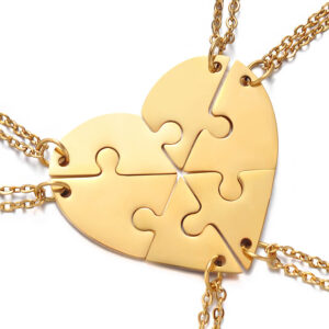 2 To 8 People Friend Group Engraved Name Necklaces