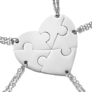 2 To 8 People Friend Group Engraved Name Necklaces