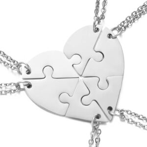2 To 8 People Friend Group Engraved Name Necklaces