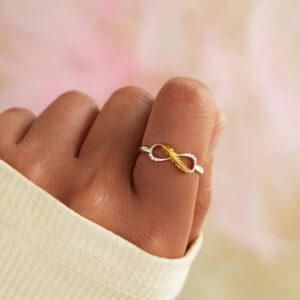 Feather Endless Love Ring