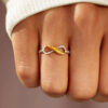 Feather Endless Love Ring