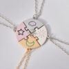 4-Piece Puzzle Friendship Necklaces - Sun Moon Sta