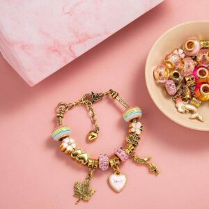 Gold Girls' Childrens DIY Bracelet Kit for Kids