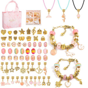 Gold Girls' Childrens DIY Bracelet Kit for Kids