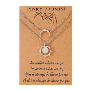 Gold Sun & Crescent Moon Necklaces: Ideal Gifts fo