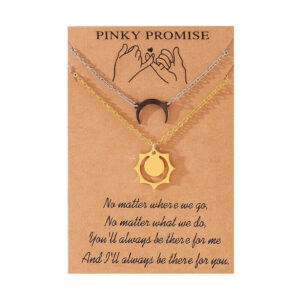 Gold Sun & Crescent Moon Necklaces: Ideal Gifts fo