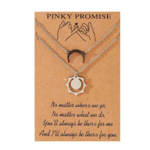 Gold Sun & Crescent Moon Necklaces: Ideal Gifts fo