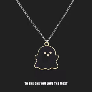 Cute Ghost BFF Necklace A Pair