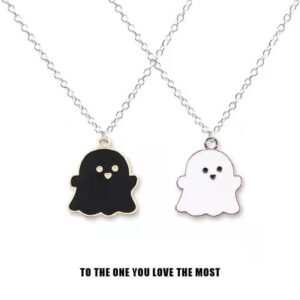 Cute Ghost BFF Necklace A Pair