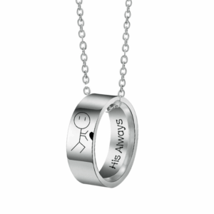 His Always & Her Forever Couple Ring Necklaces - S
