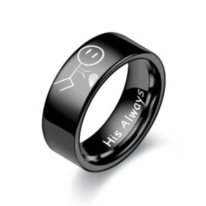 His Always and Her Forever Rings