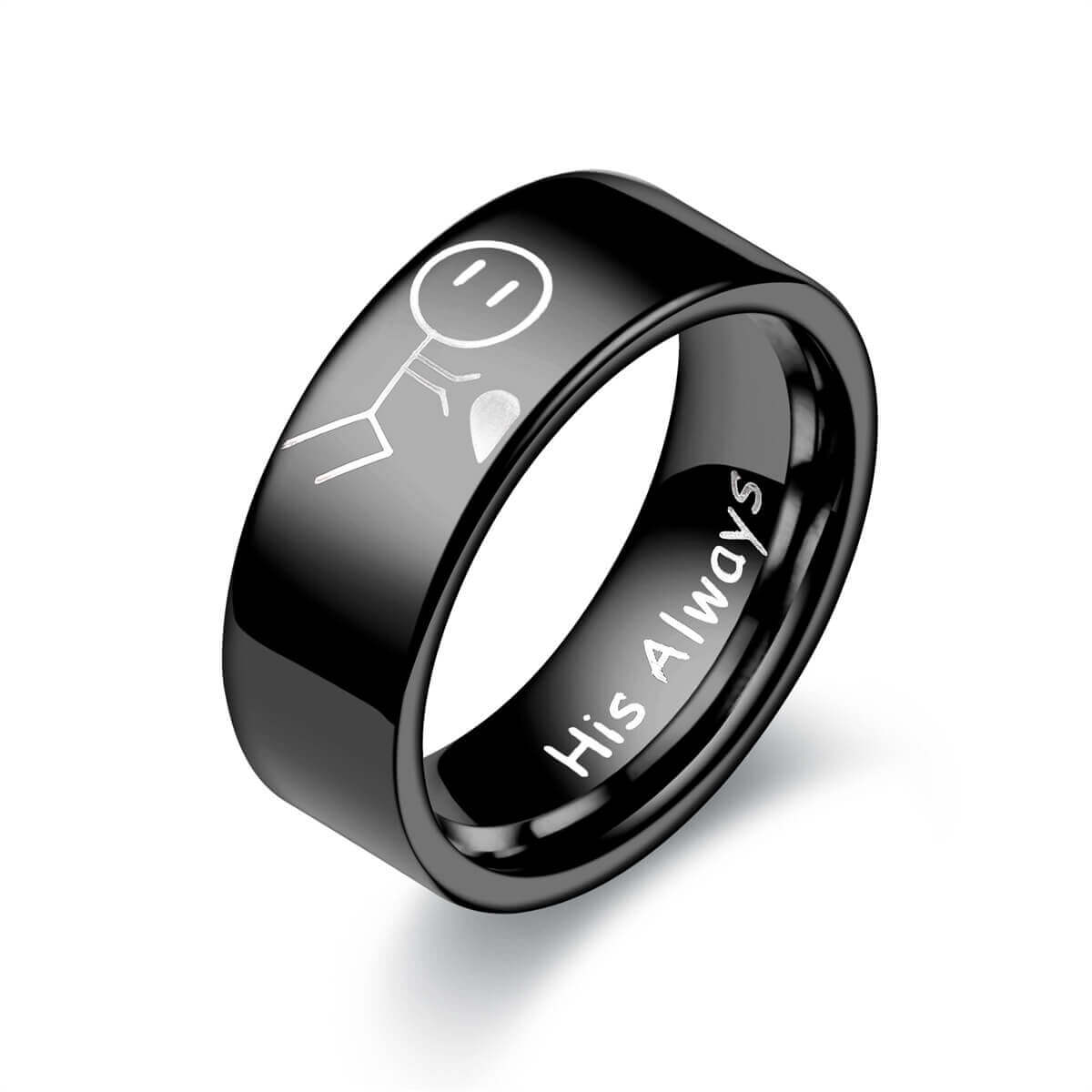 His Always and Her Forever Rings