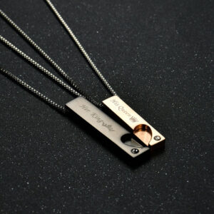 His Queen, Her King Couple Necklace - Worldnetgift