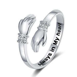 Hug Ring with message