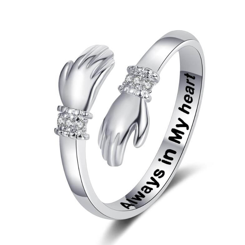 Hug Ring with message