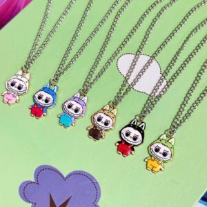 Labubu Colorful Friend Necklaces - 6-Style Matchin