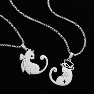 Lyney & Lynette Matching Cat Necklaces – Bestie Je