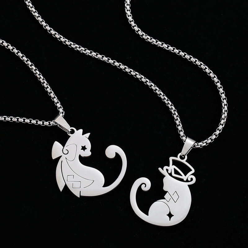 Lyney & Lynette Matching Cat Necklaces – Bestie Je
