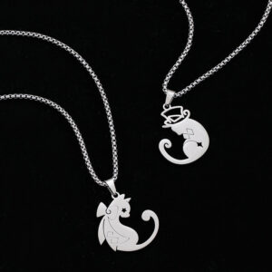 Lyney & Lynette Matching Cat Necklaces – Bestie Je