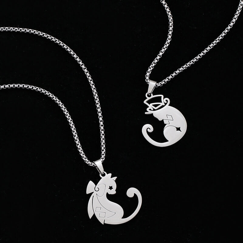 Lyney & Lynette Matching Cat Necklaces – Bestie Je