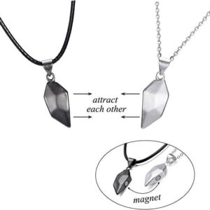Personalized Magnetic Heart Necklace