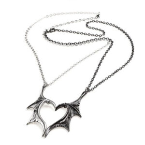 Magnetic Winged Heart Couple Necklaces