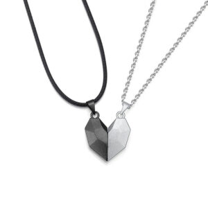 Personalized Magnetic Heart Necklace
