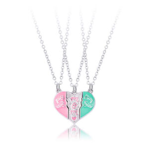 Hearts Magnetic Necklace Set - Mother & Daughters 