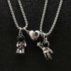 Magnetic Astronaut BFF Necklaces - 2PCS Gold/Silve