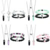 Magnetic Crystal Necklaces and Bracelets Sets