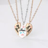 Mom Big Sister Little Sister 3 People Necklace