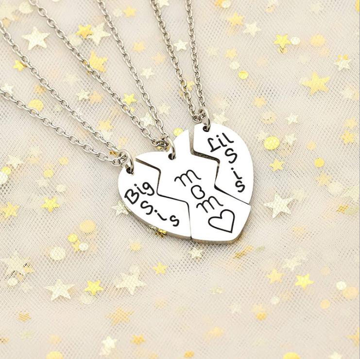 Mother Daughter Necklace Set