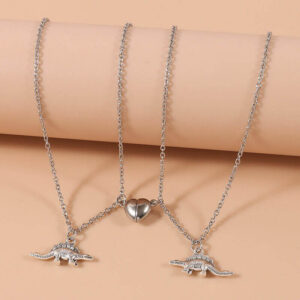 Dinosaur Lovers Magnetic Friendship Necklace for T