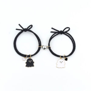 Black and White Ghost Magnetic Bracelet for BFF
