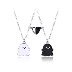 Cute Ghost BFF Necklace A Pair