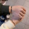Personalized Engraved Couple Bracelets - Twisted S