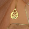 Personalized Names Teardrop Necklace - for Family,