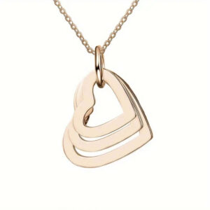 Personalized Heart Necklace Engraved with Family's