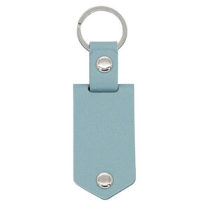 Personalized Leather Keychain with Picture and Tex