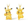 Pikachu Necklace Gold 2pcs