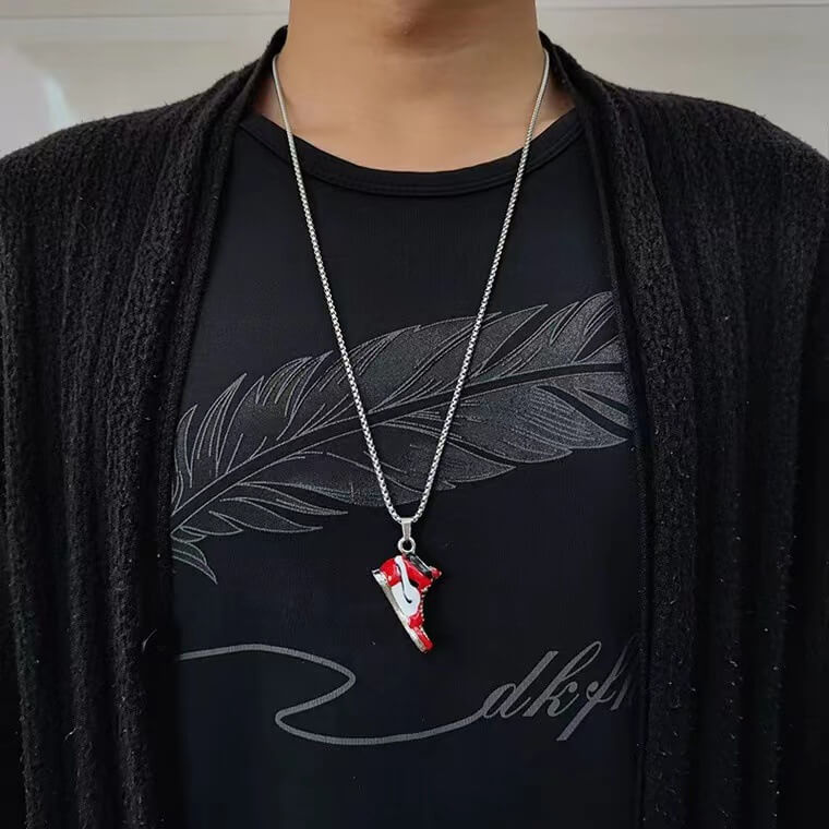 3 Color Punk Shoe Necklaces for Friends