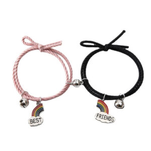 Rainbow Bridge Best Friends Magnetic Bracelets