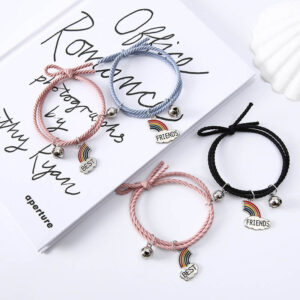 Rainbow Bridge Best Friends Magnetic Bracelets