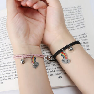Rainbow Bridge Best Friends Magnetic Bracelets