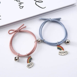 Rainbow Bridge Best Friends Magnetic Bracelets