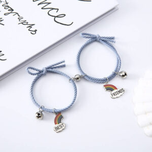 Rainbow Bridge Best Friends Magnetic Bracelets