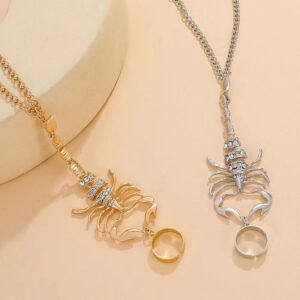 Scorpion Ring Bracelet, Creative Scorpio Jewelry f