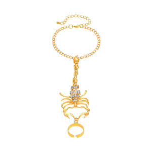 Scorpion Ring Bracelet, Creative Scorpio Jewelry f
