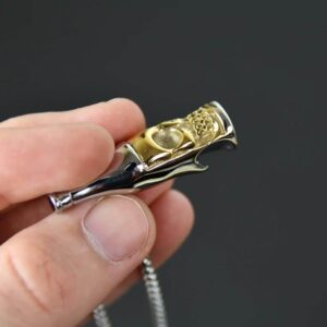 Skull Bottle beer Corkscrew Necklaces